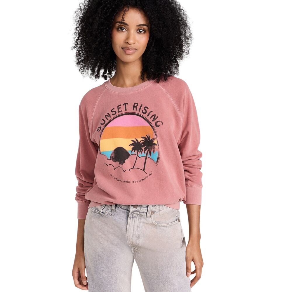 Sundry Sunset Rising Sweatshirt Size 1 (Small) Womens